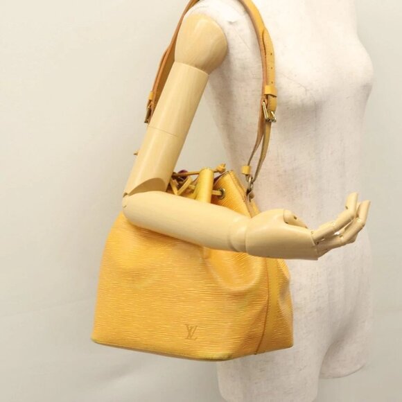 LOUIS VUITTON Epi Petit Noe Shoulder Bag Yellow M44109 LV Auth th5672 - Picture 14 of 16